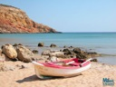 Milos island - Boat in Agios Sostis